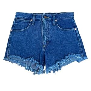 Wrangler Cut Off Fray Hem Denim Jean Shorts size Women’s 25